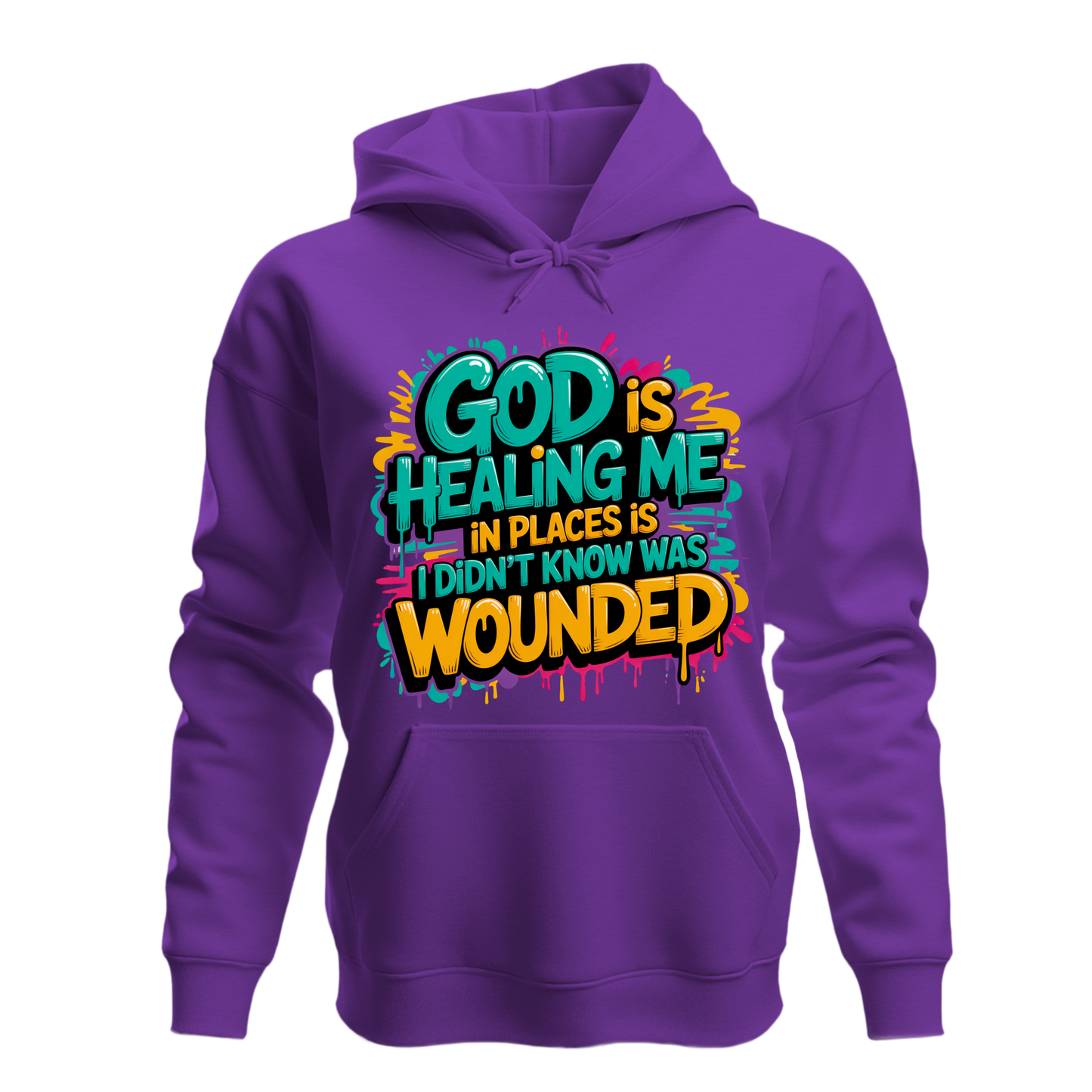 Queen’s Healing House Signature Hoodie | "God Is Healing Me in Places"