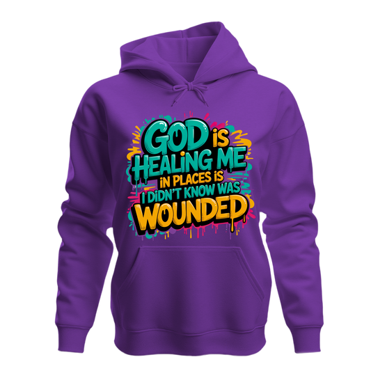 Queen’s Healing House Signature Hoodie | "God Is Healing Me in Places"