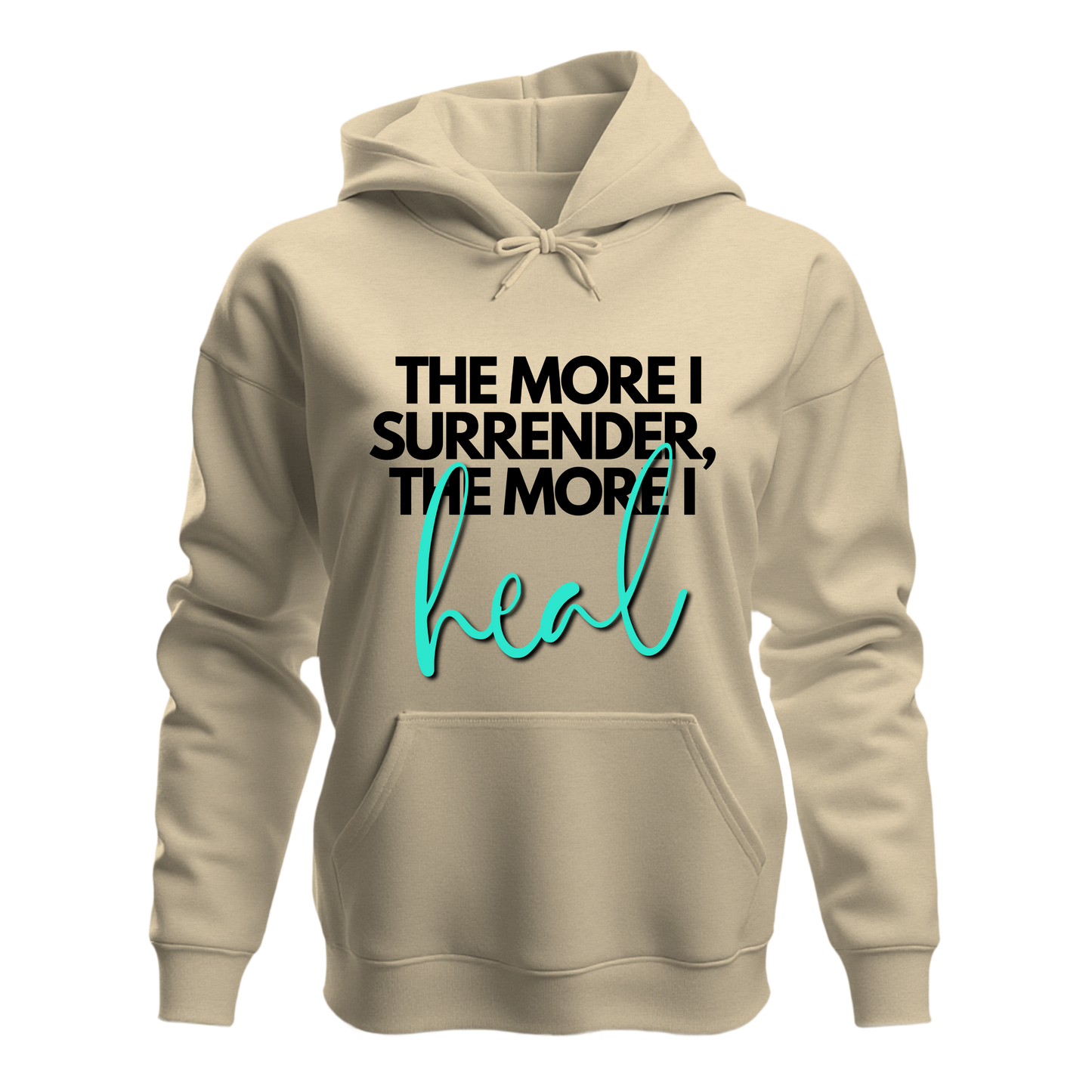 Queen’s Healing House Signature Hoodie | "The More I Surrender the More I Heal"