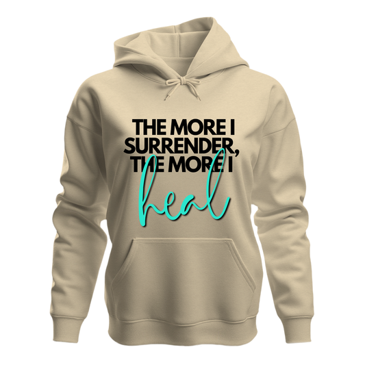 Queen’s Healing House Signature Hoodie | "The More I Surrender the More I Heal"