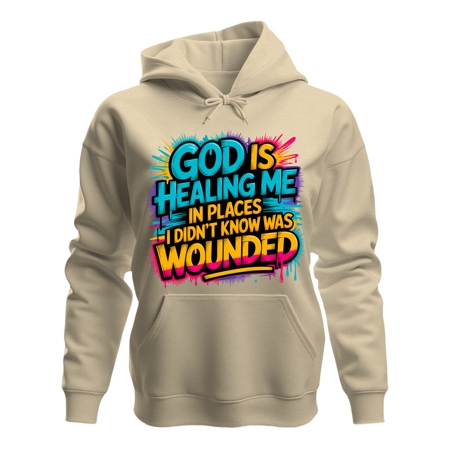 Queen’s Healing House Signature Hoodie | "God Is Healing Me in Places"